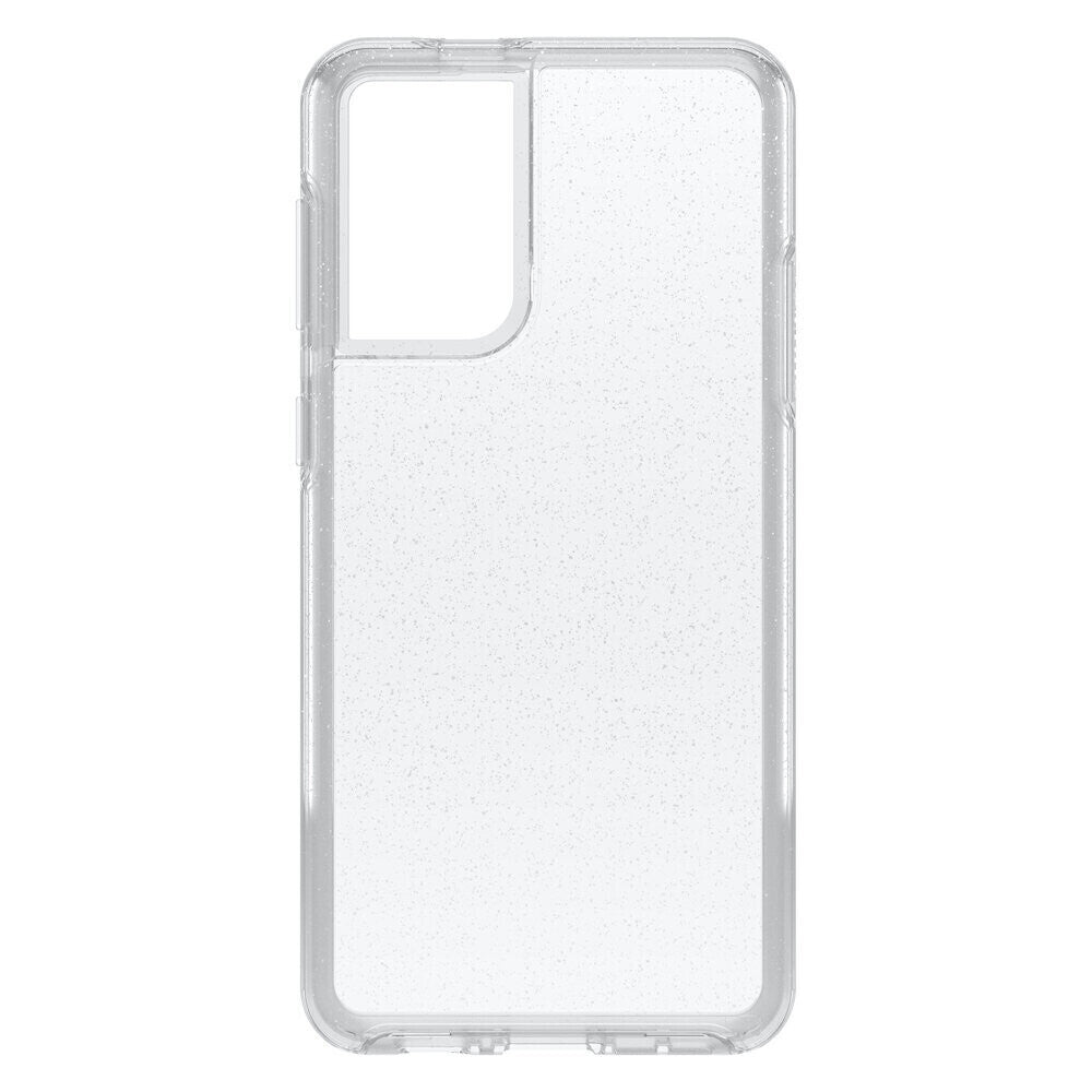 OtterBox Samsung Galaxy S21 Plus 5G Symmetry Clear, Stardust (Flake/Clear)