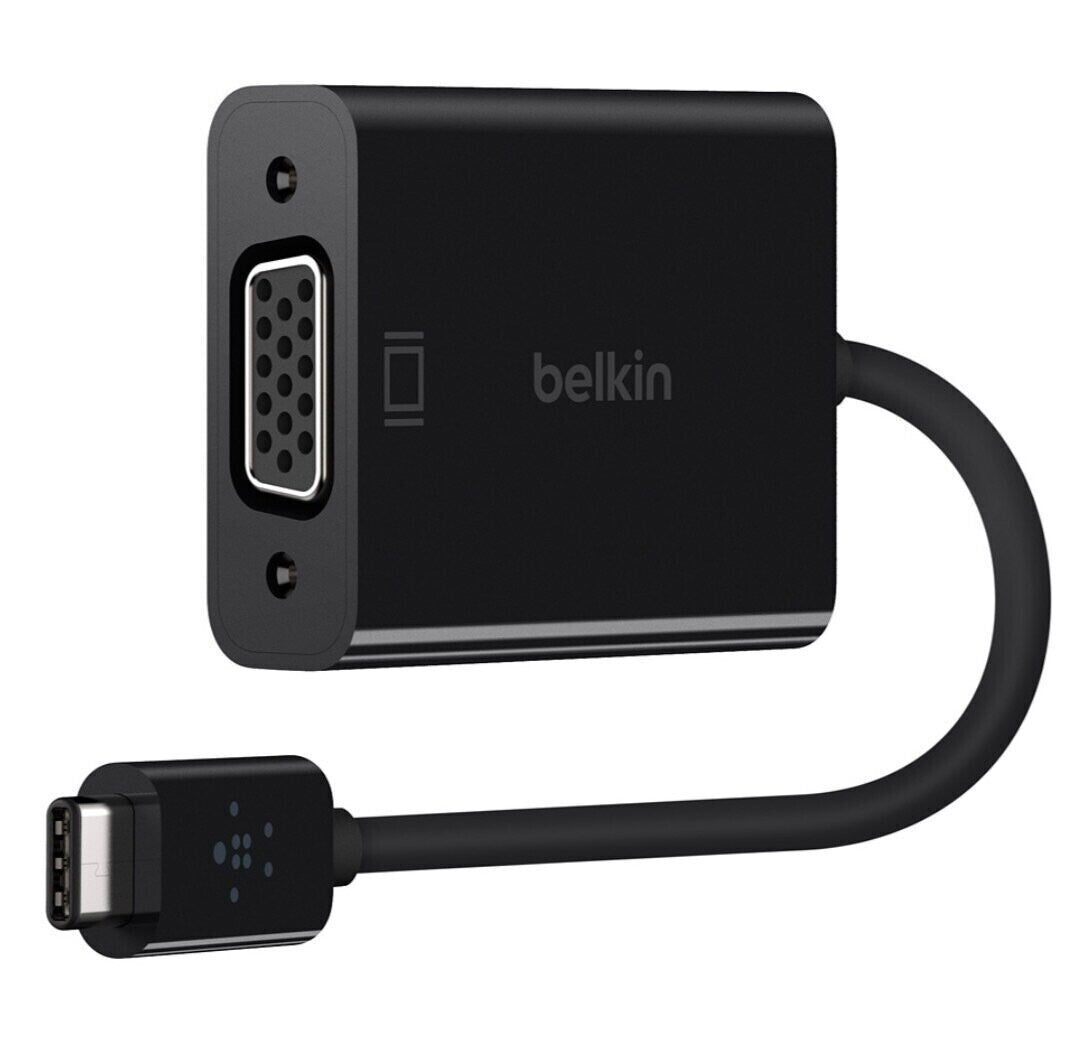 Belkin USB-C 3.0 to VGA Adapter (15CM), Black