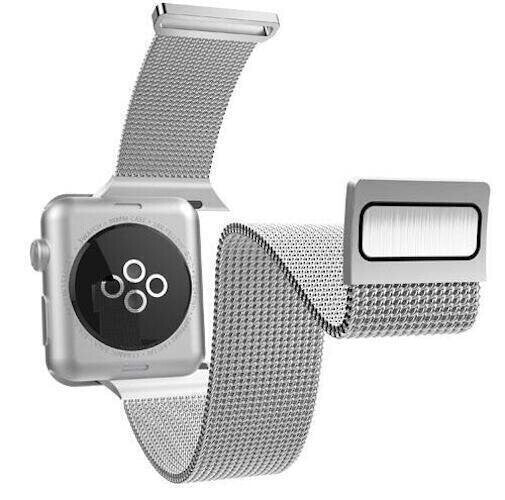 X-Doria Apple Watch (38mm) Mesh Band, Silver