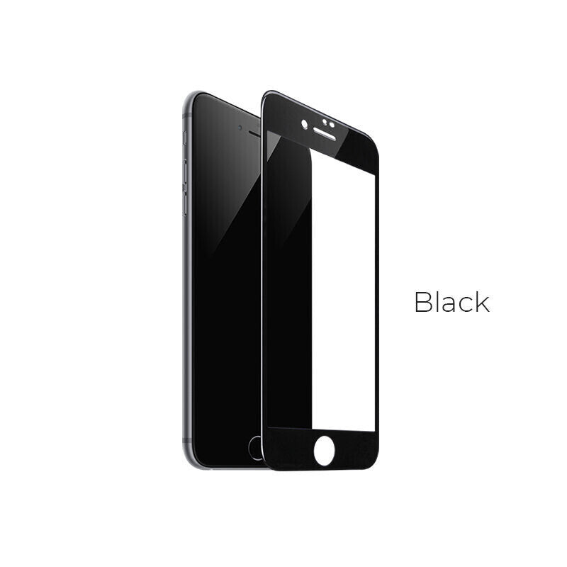 Komass iPhone 6/7/8 Plus Tempered Glass, Black (Screen Protector)