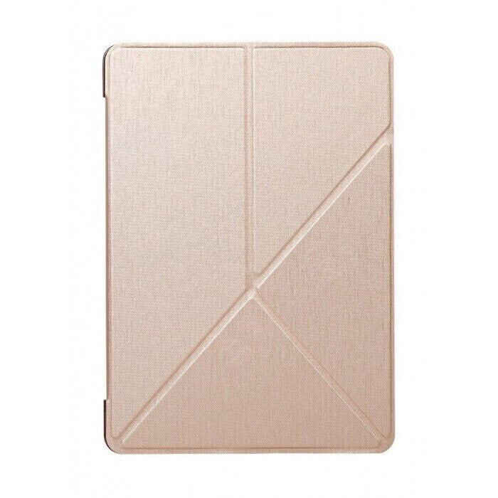 iPearl iPad 9.7 (2017) Cooplay Folding Stand Cover, Champagne Gold