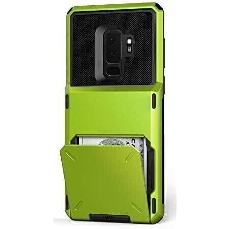 VRS Design Samsung Galaxy S9 Plus Damda Folder TPU PlusPC, Lime Green