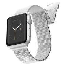 X-Doria Apple Watch Series 6/SE/5/4 (44mm/42mm) Mesh Band, Silver