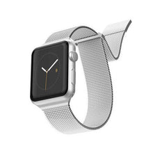 X-Doria Apple Watch (42mm) Mesh Hybrid Band, Silver