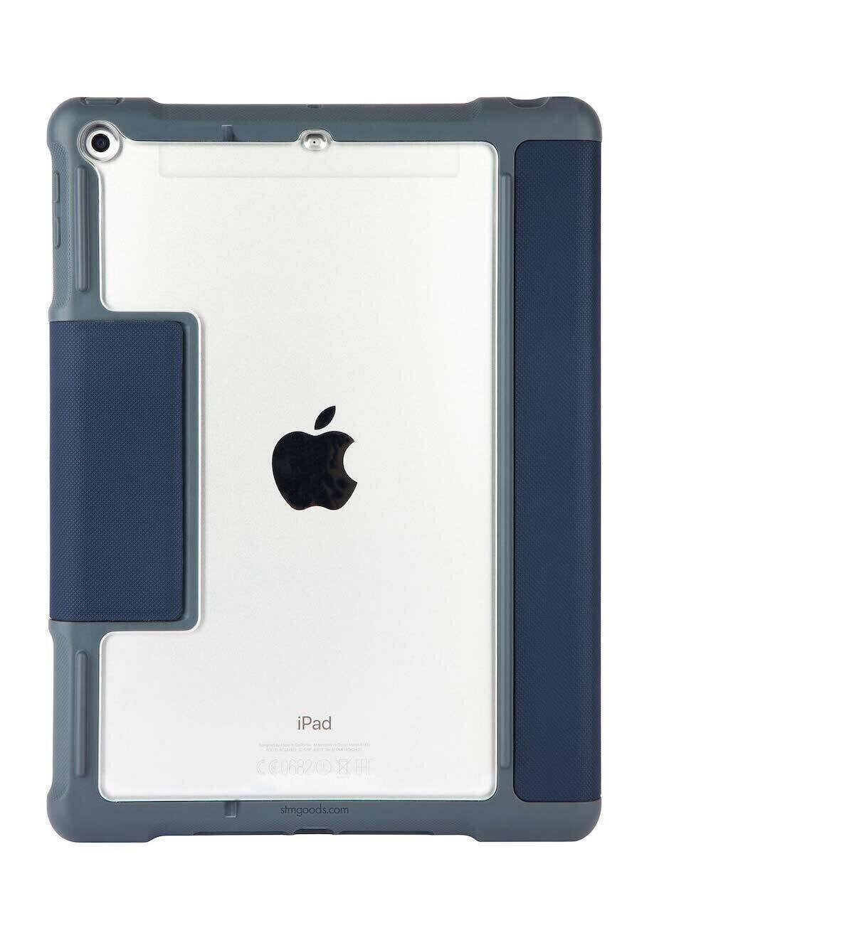 STM iPad 9.7 (2018) Dux Plus Fitted with Pencil Holder, Midnight Blue