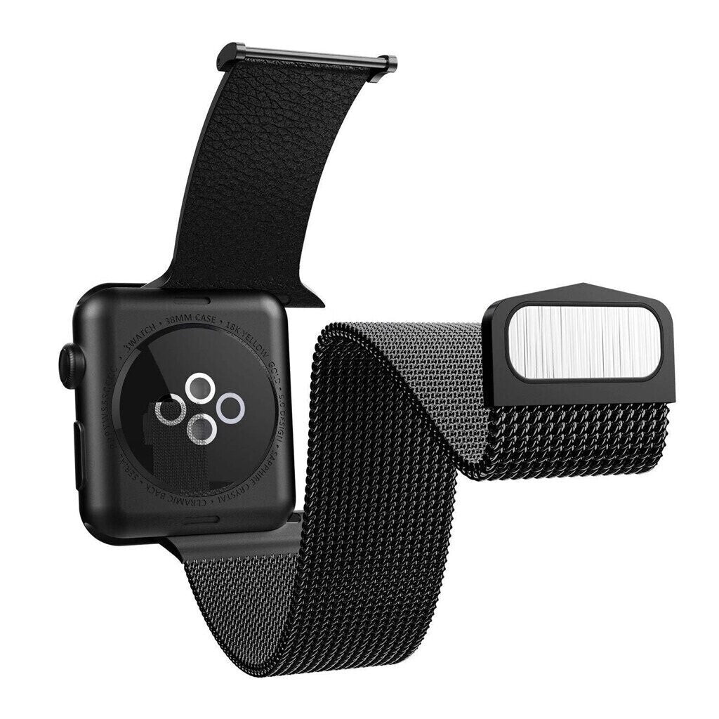 X-Doria Apple Watch (38mm) Mesh Band, Charcoal