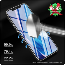 Devia iPhone 12 / iPhone 12 Pro Tempered Glass, Anti-bacterial Black