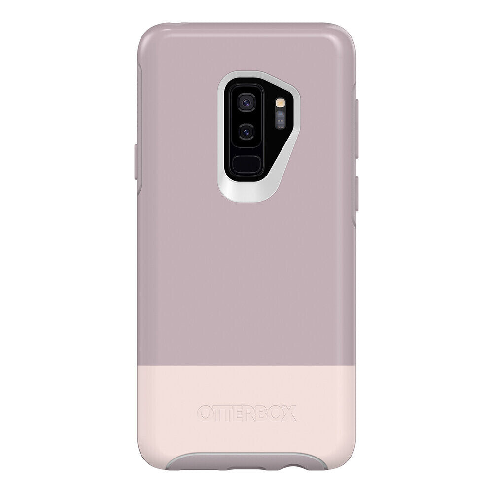 OtterBox Samsung Galaxy S9 Plus Symmetry IML, Skinny Dip (Whte/Pale/Dip)