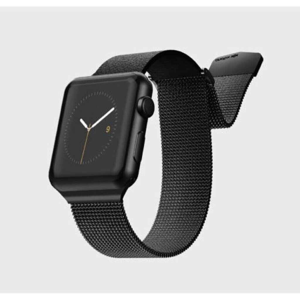 X-Doria Apple Watch (38mm) Mesh Hybrid Band, Black