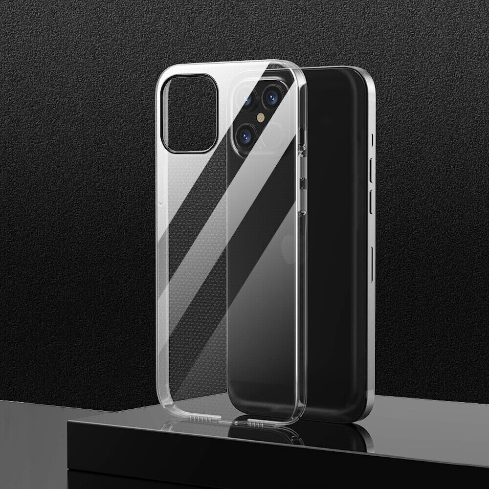 Comma iPhone 12 / iPhone 12 Pro Hard Jacket Anti-bacterial Case, Clear