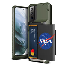 VRS Design Samsung Galaxy S21 5G Damda Glide Pro, Green/Nasa/Earth