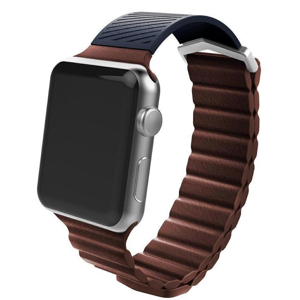 X-Doria Apple Watch (38mm) Leather Hybrid Band, Brown