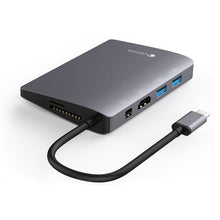 Comma USB-C 3.1 9 In 1 Adapter Hub Clian, Space Gray