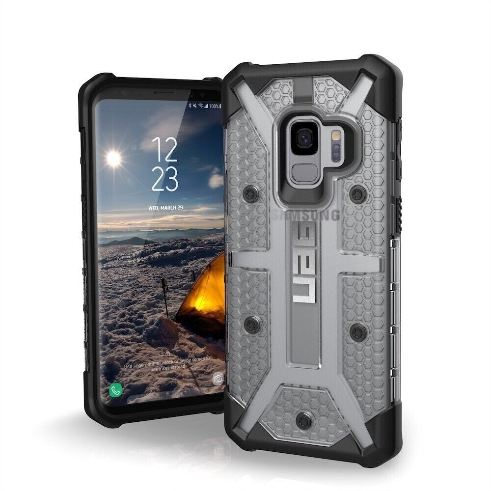 UAG Samsung Galaxy S9 Plasma Case, Ice/Black (Transparent)