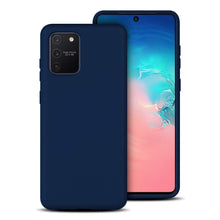 Komass Samsung Galaxy S10 Lite Liquid Silicone Back Cover, Blue