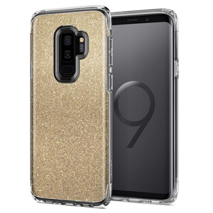 Spigen Samsung Galaxy S9 Slim Armor Crystal Glitter, Gold Quartz (592CS22885) (N