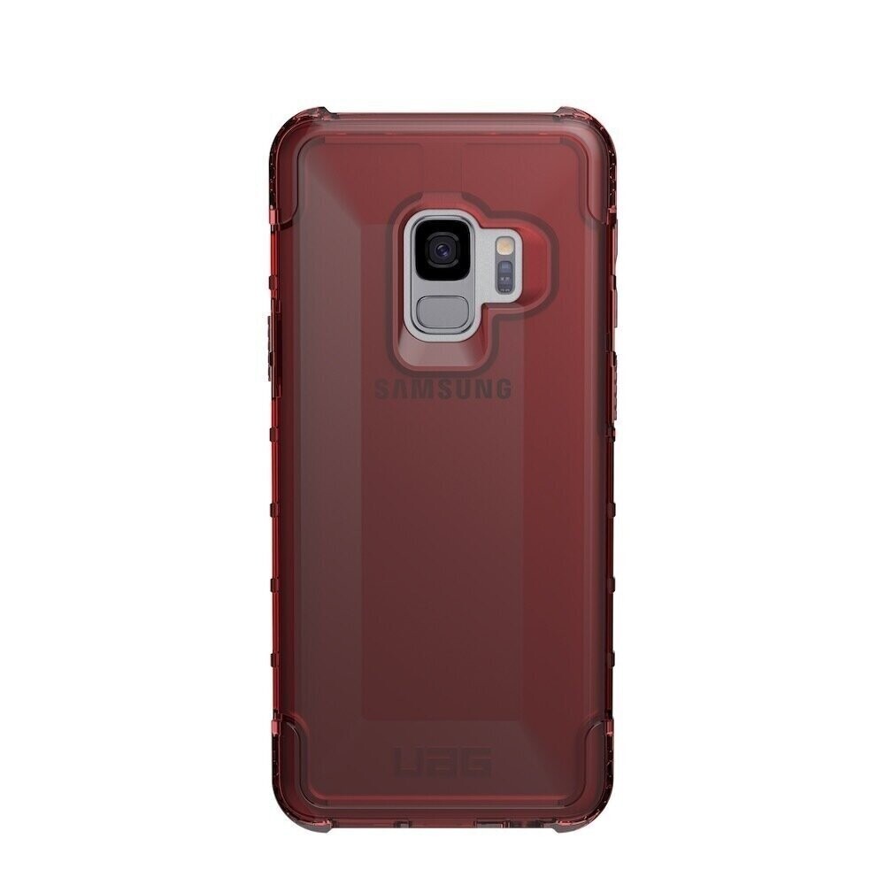 UAG Samsung Galaxy S9 Plyo Case, Crimson (Dark Red Transparent)