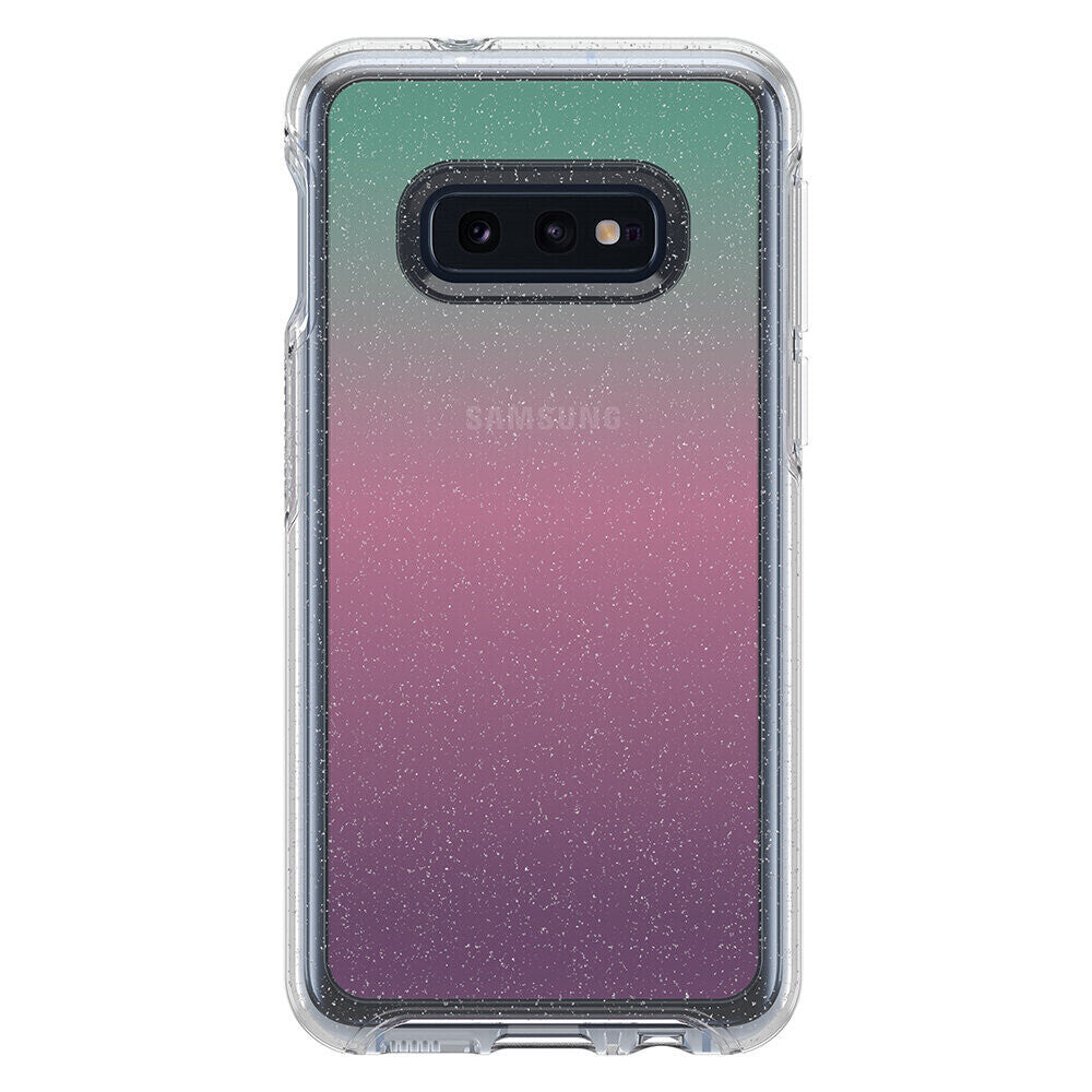 OtterBox Samsung Galaxy S10e Symmetry Clear, Graphic Gradient Energy (Flake/Clea