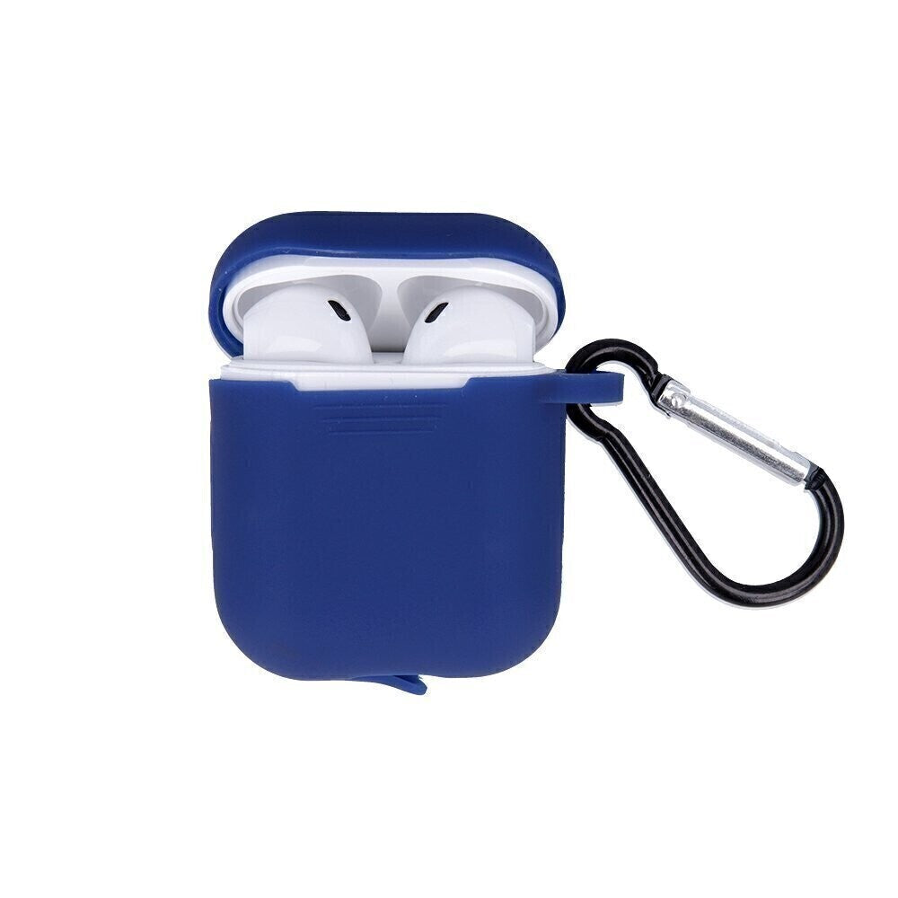 Devia AirPods 1/2 Naked Silicone Case Suit, Dark Blue