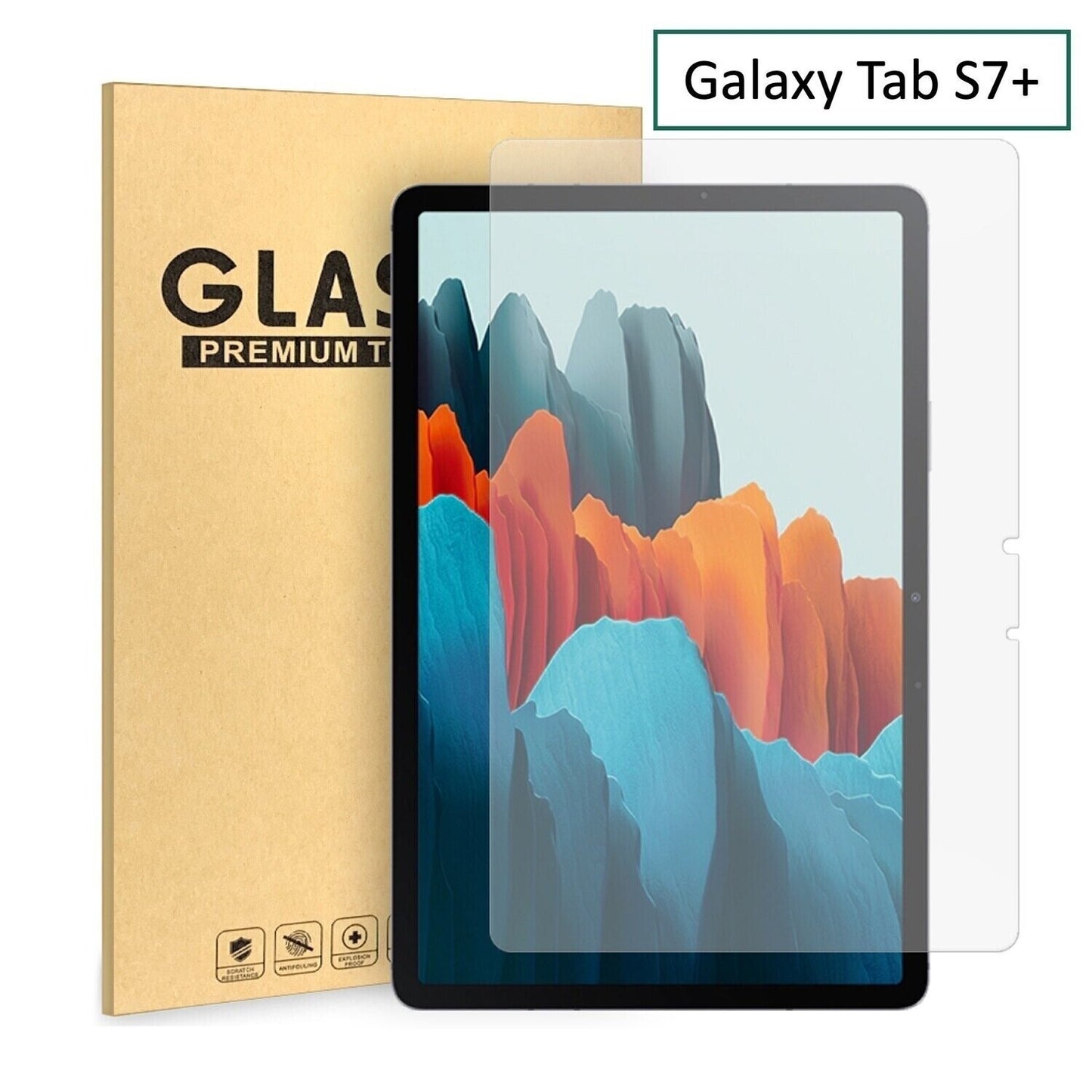 Komass Samsung Galaxy Tab S7 Plus Tempered Glass (Screen Protector)