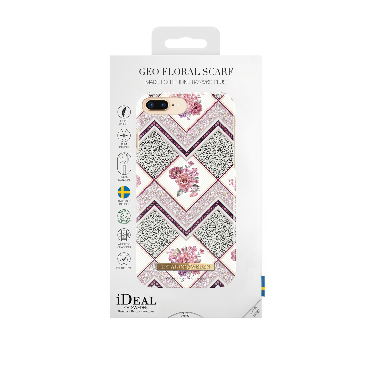 iDeal Of Sweden iPhone 8 Plus Fashion Case Collaboration Dearing Kinga, Geo Flor