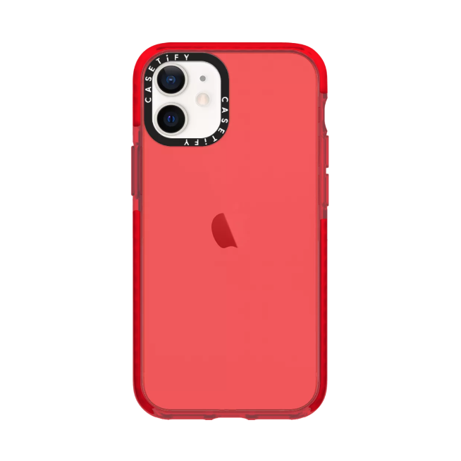 Casetify iPhone 12 mini Impact Case, Red