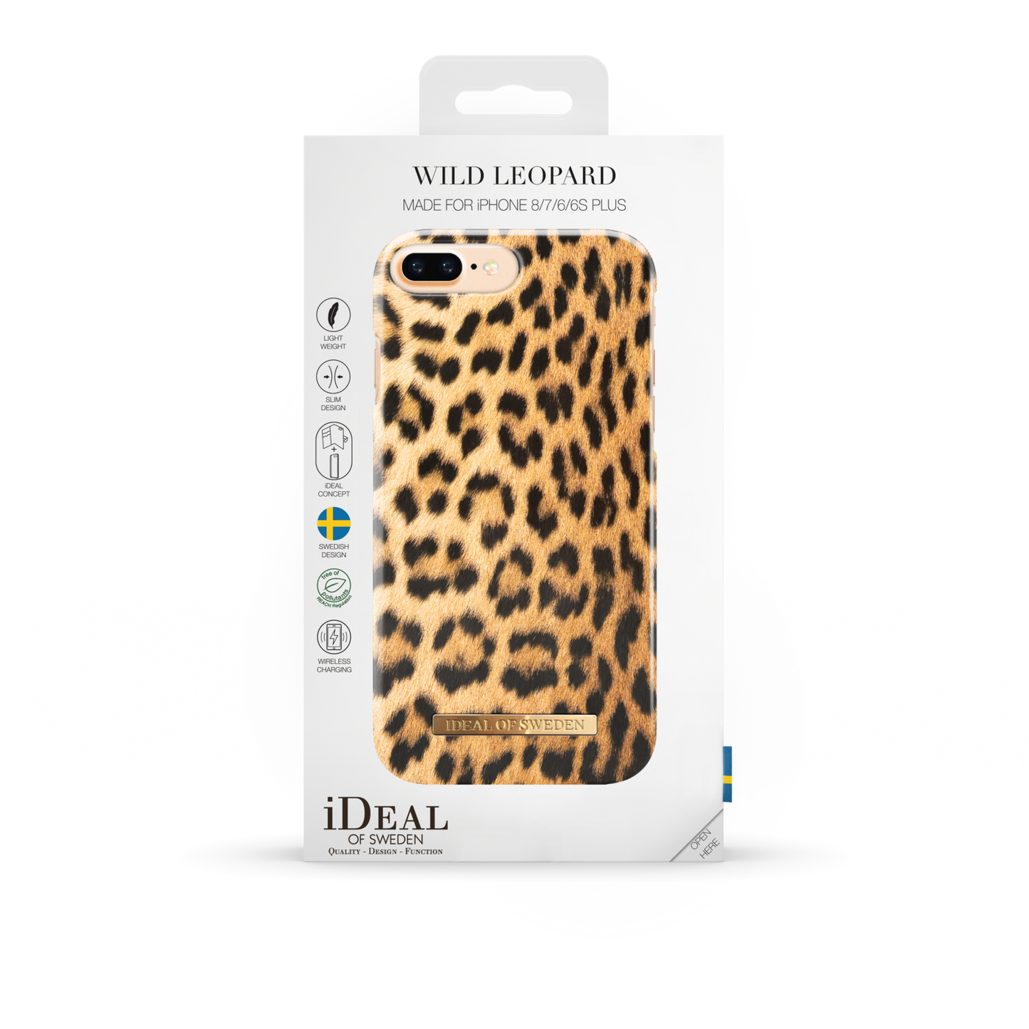 iDeal Of Sweden iPhone 8 Plus Fashion Case A/W 17-18, Wild Leopard