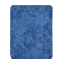 Comma iPad Pro 11 Leather Case with Apple Pencil, Blue