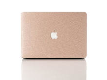 Macally MacBook Air 11" Hardshell Case (AIRSHELL11GDPU), Gold Silk Leather