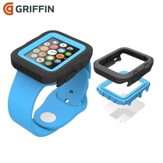 Griffin Apple Watch Series 1 (38mm) Survivor Tactical Cover, Blue