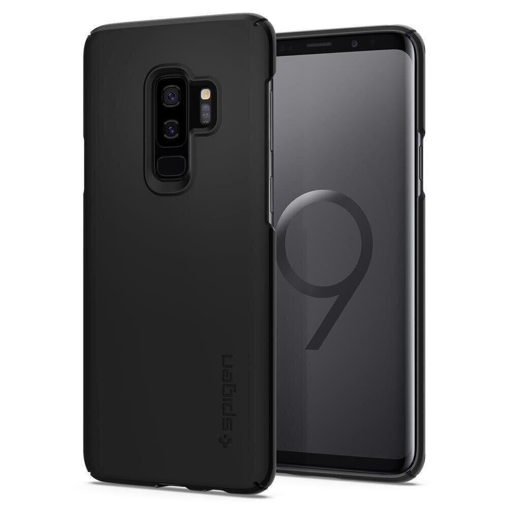 Spigen Samsung Galaxy S9 Plus Thin Fit, SF Black (593CS22908) (SRS)