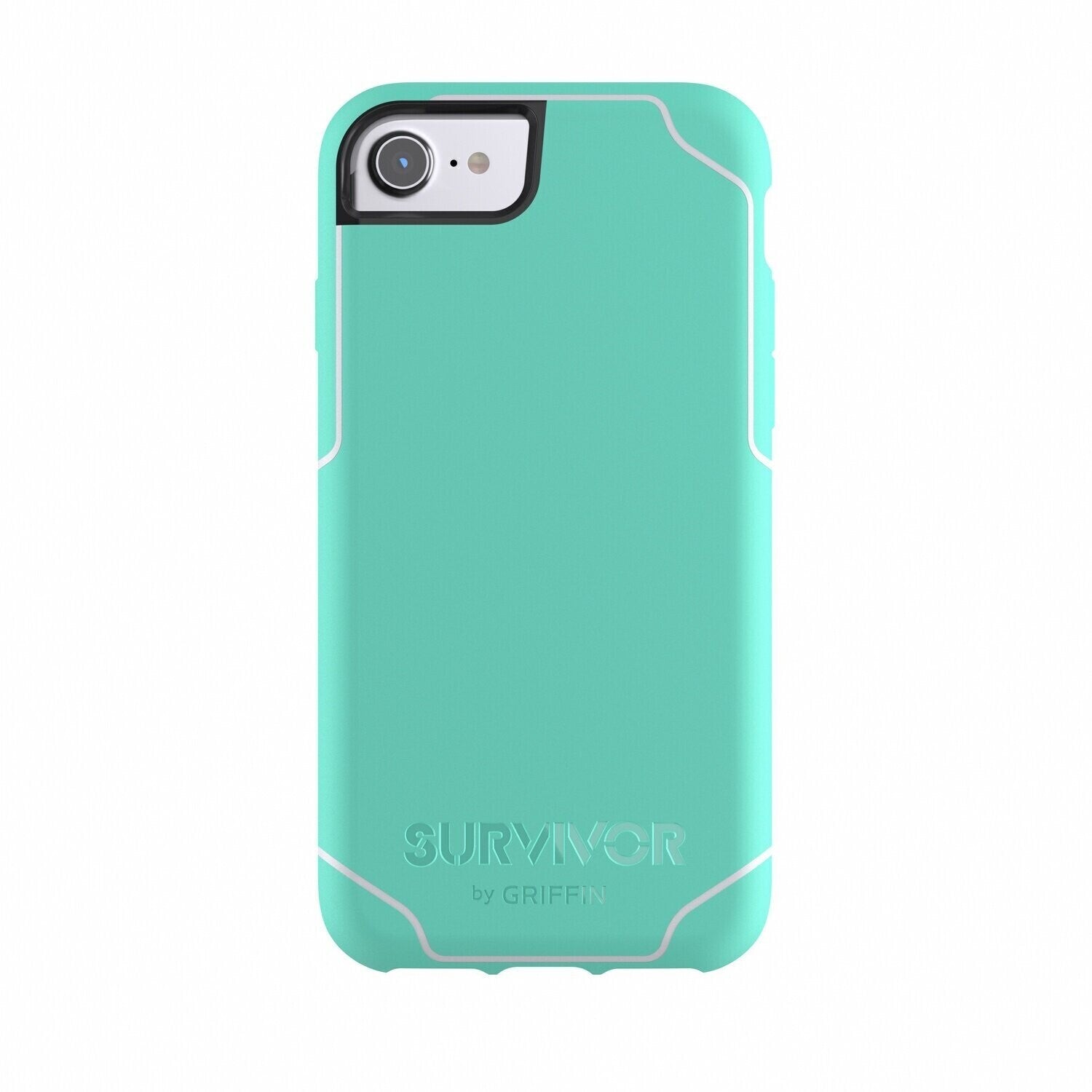 Griffin iPhone 7/6s/6 Survivor Journey, Mint/Apple White (GB42770)