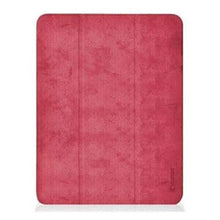 Comma iPad 10.2 Leather Case with Apple Pencil Slot, Red