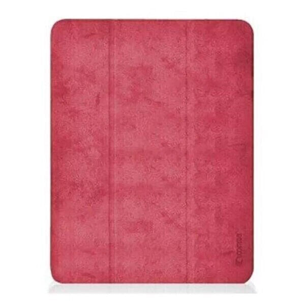 Comma iPad 10.2 Leather Case with Apple Pencil Slot, Red