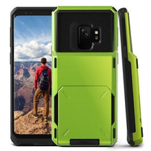 VRS Design Samsung Galaxy S9 Damda Folder TPU PlusPC, Lime Green