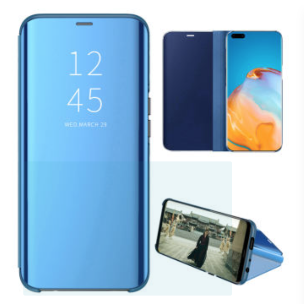 Komass Samsung S20 Ultra 5G Clear View Standing Cover, Blue