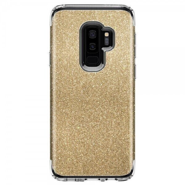 Spigen Samsung Galaxy S9 Plus Slim Armor Crystal Glitter, Gold Quartz (593CS2297