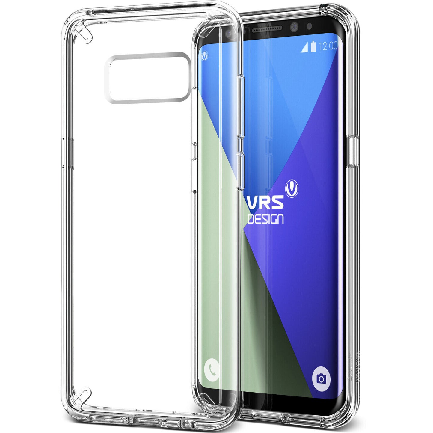 VRS Design Samsung Galaxy S8 Crystal Mixx PC PlusTPU, Clear