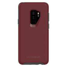 OtterBox Samsung Galaxy S9 Plus Symmetry, Fine Port (Cordovan/Grey)