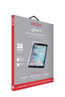 ZAGG InvisibleShield GlassPlus iPad Pro 9.7" (2017) & Air 1, 2, Screen