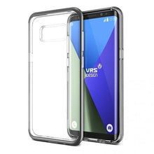 VRS Design Samsung Galaxy S8 Plus Crystal Bumper TPU PlusPC, Dark Silver