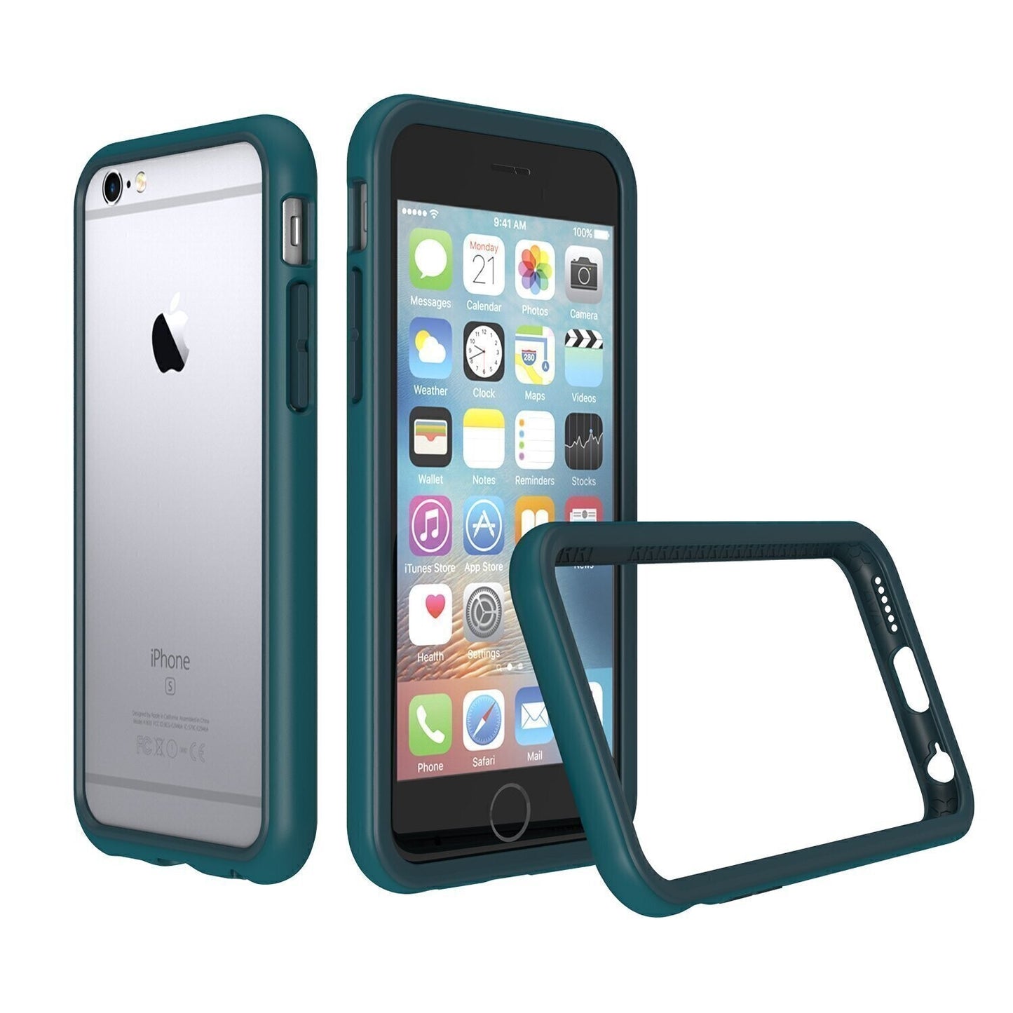 RhinoShield iPhone 7 CrashGuard, Teal Blue