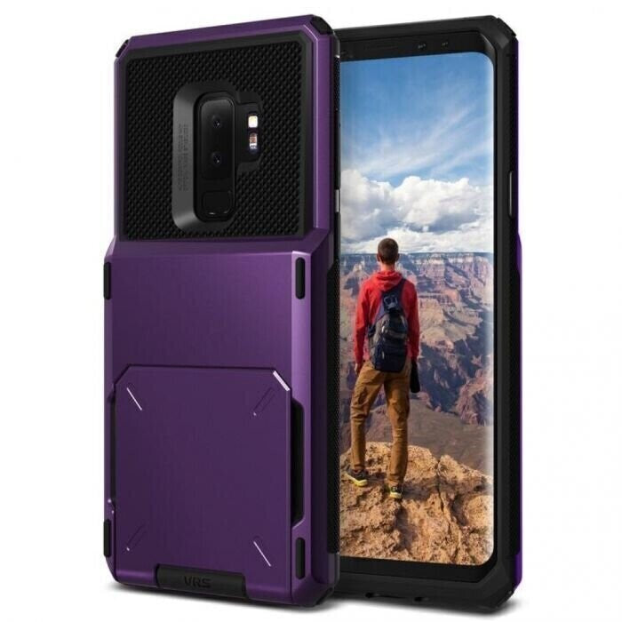 VRS Design Samsung Galaxy S9 Damda Folder TPU PlusPC, Ultra Violet