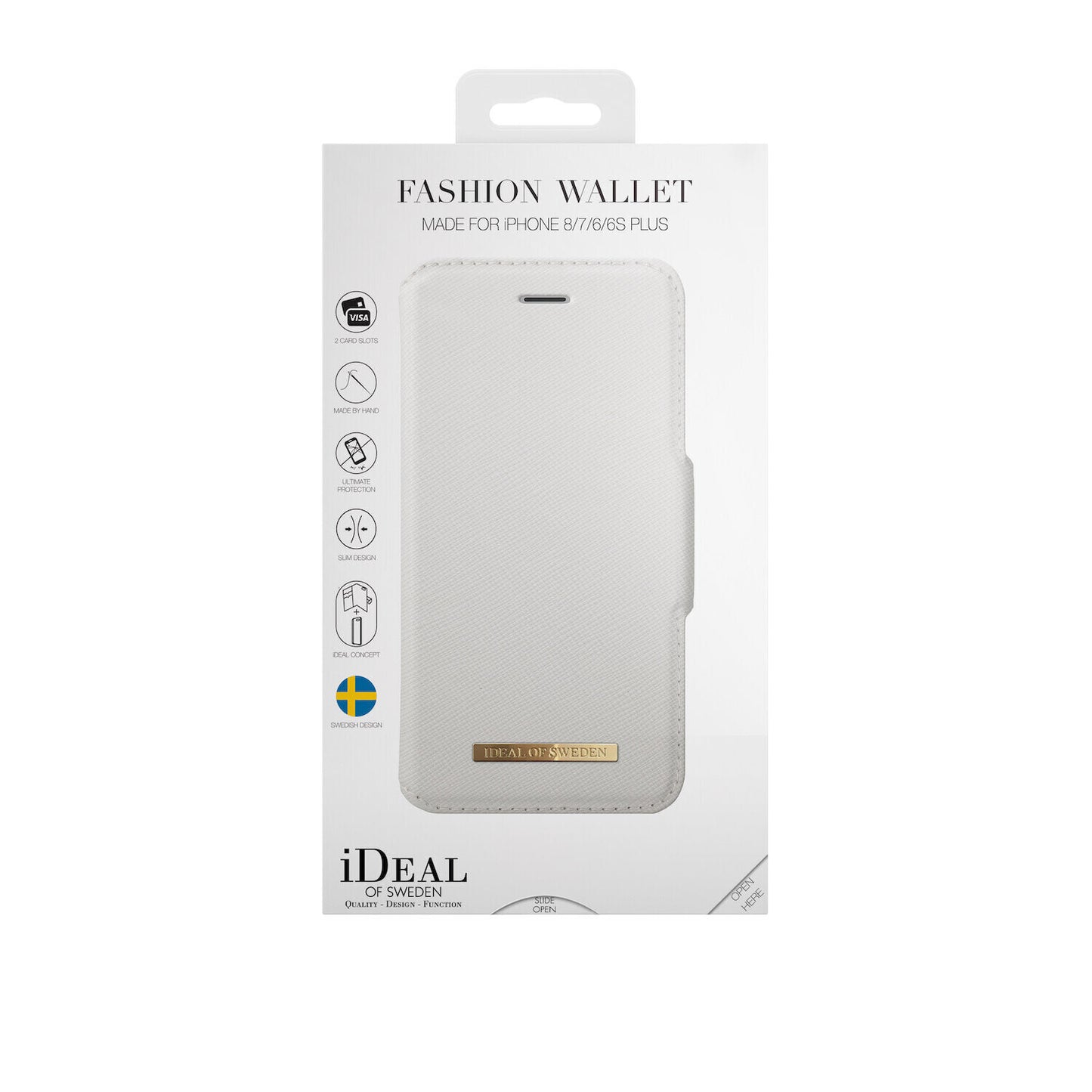 iDeal Of Sweden iPhone 7 Plus Fashion Wallet, White