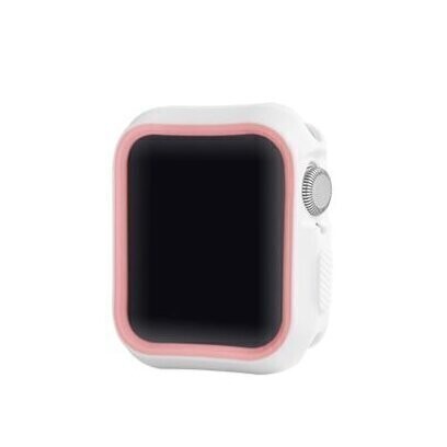 Devia Apple Watch Series 6/SE/5/4 (44mm) Dazzle Protection Case, White/Pink