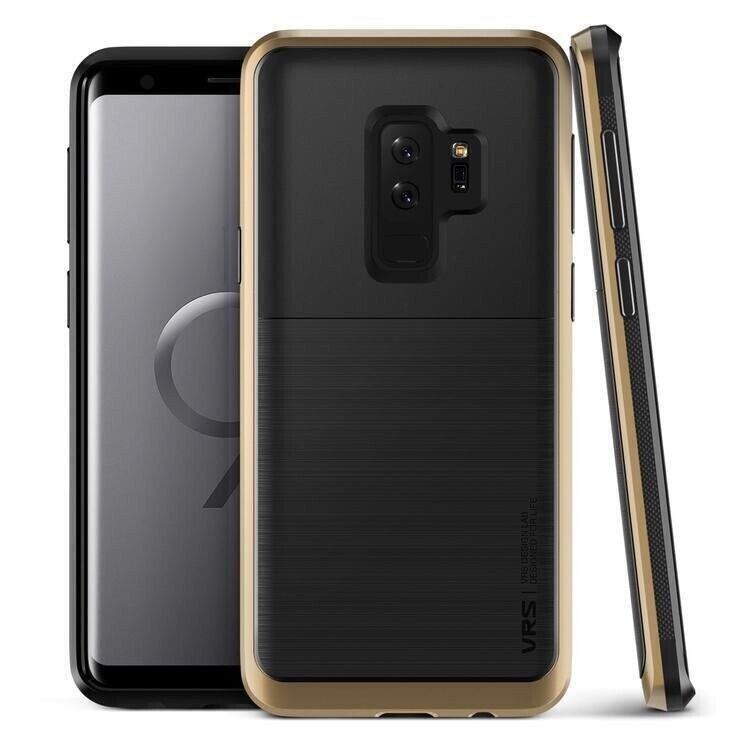 VRS Design Samsung Galaxy S9 Plus High Pro Shield TPU PlusPC, Gold