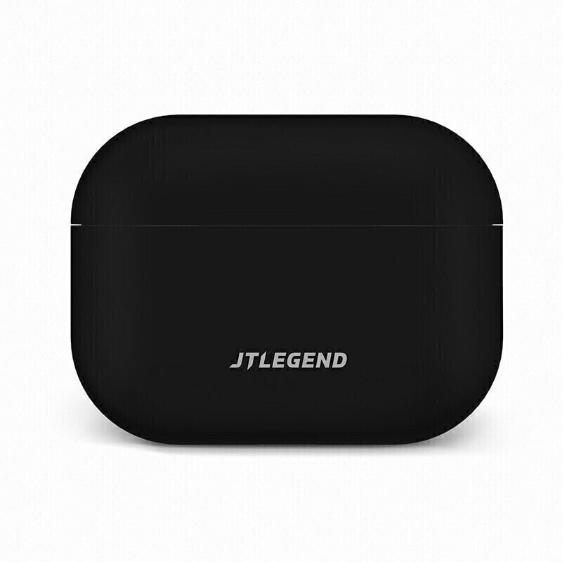 JTLegend AirPods Pro Doux PC+Liquid Silicon Case, Black