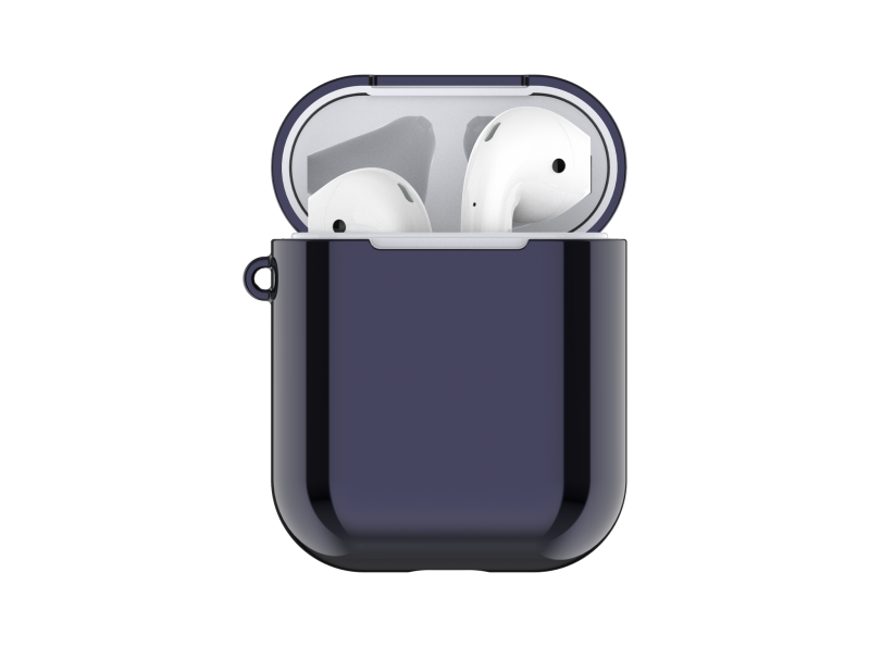 Devia AirPods 1/2 Electroplate Case, Aurora Blue