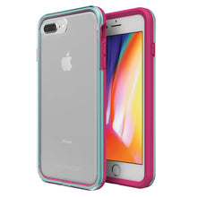 LifeProof iPhone 8 Plus Slam Series, Aloha Sunset (Clear/Blue/Magenta) (77-57419