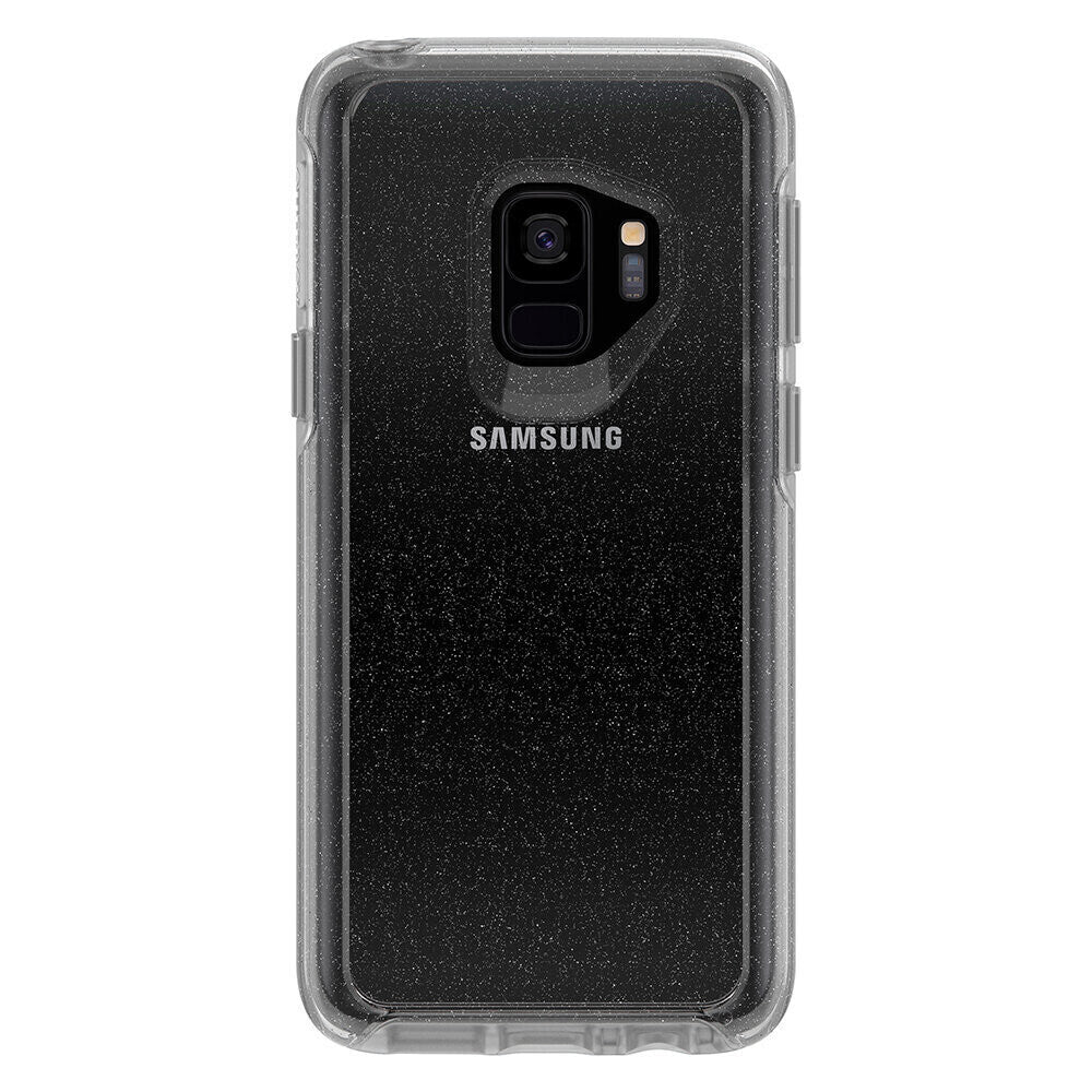 OtterBox Samsung Galaxy S9 Symmetry Clear, Stardust (Silver/Clear)